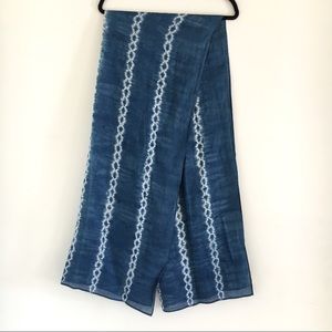 LIKE NEW Annam indigo tie dyed organic cotton